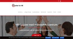Desktop Screenshot of centerforhr.dk
